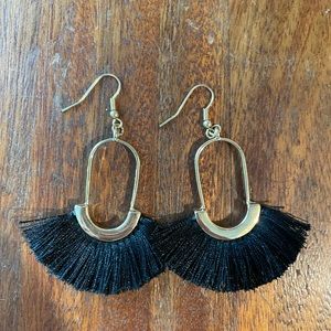 Gold dangly earrings